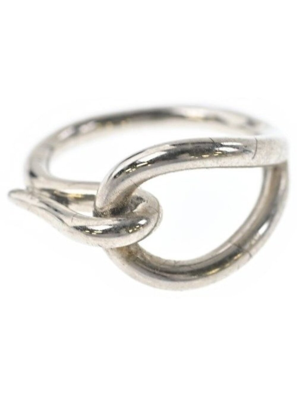 Hermes Scarf Rings Silver